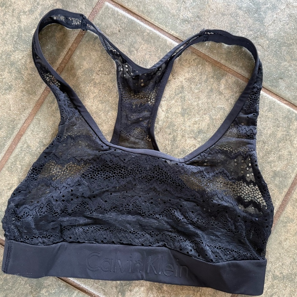 🎀3/$25🎀 Calvin Klein Charcoal Lace Bralette